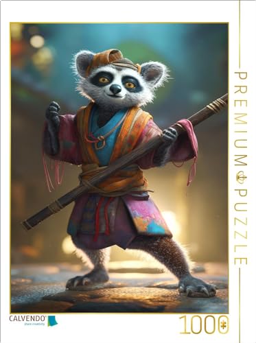 CALVENDO Puzzle EIN Motiv aus dem Kalender Tierische Samurai - Lemur | 1000 Teile Lege-Größe 64 x 48 cm Foto-Puzzle für glückliche Stunden CALVENDO Puzzle EIN Motiv aus dem Kalender Tierische Samurai - Lemur | 1000 Teile Lege-Größe 64 x 48 cm Foto-Puzzle für glückliche Stunden von CALVENDO