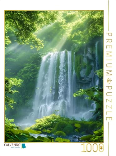 CALVENDO Puzzle EIN Motiv aus dem Kalender Titanen der Natur - Majestätische Wasserfälle im Anime - Stil | 1000 Teile Lege-Größe 48 x 64 cm Foto-Puzzle für glückliche Stunden CALVENDO Puzzle EIN Motiv aus dem Kalender Titanen der Natur - Majestätische Wasserfälle im Anime - Stil | 1000 Teile Lege-Größe 48 x 64 cm Foto-Puzzle für glückliche Stunden von CALVENDO