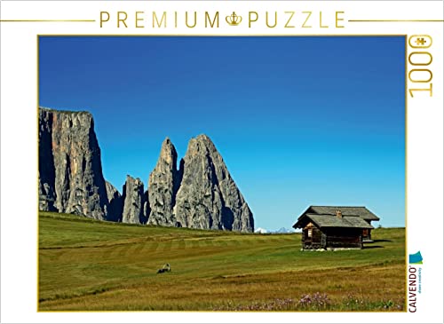 CALVENDO Puzzle EIN Motiv aus dem Kalender Urlaub auf der Seiser ALM 1000 Teile Puzzle quer | 1000 Teile Lege-Größe 64 x 48 cm Foto-Puzzle für glückliche Stunden von CALVENDO