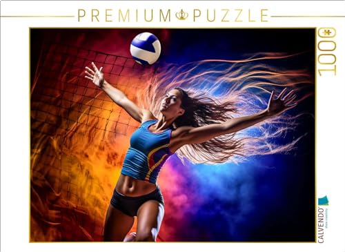 CALVENDO Puzzle EIN Motiv aus dem Kalender Volleyball und Motivation | 1000 Teile Lege-Größe 64 x 48 cm Foto-Puzzle für glückliche Stunden von CALVENDO