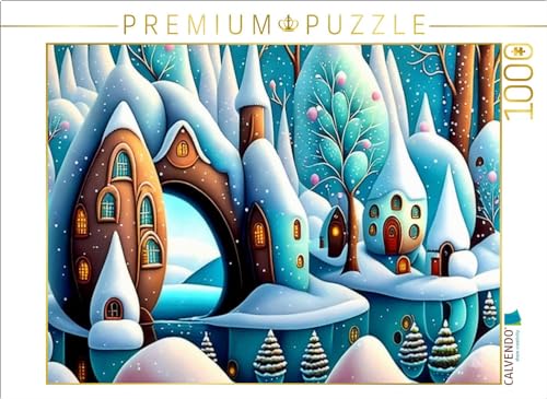 CALVENDO Puzzle EIN Wintertag | Lege-Größe cm Foto-Puzzle für glückliche Stunden von CALVENDO