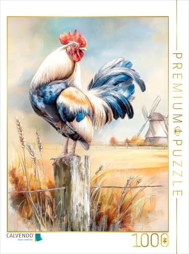 CALVENDO Puzzle EIN stolzer Hahn darf Nicht fehlen | 1000 Teile Lege-Größe 48 x 64 cm Foto-Puzzle für glückliche Stunden CALVENDO Puzzle EIN stolzer Hahn darf Nicht fehlen | 1000 Teile Lege-Größe 48 x 64 cm Foto-Puzzle für glückliche Stunden von CALVENDO