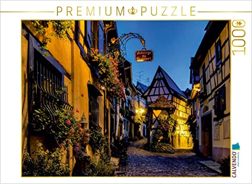 CALVENDO Puzzle Eguisheim 1000 Teile Puzzle quer | 1000 Teile Lege-Größe 64 x 48 cm Foto-Puzzle für glückliche Stunden von CALVENDO