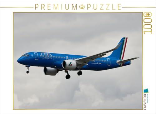 CALVENDO Puzzle Ei-HHR - ITA Airways - Airbus A220-300 - Frankfurt Airport | 1000 Teile Lege-Größe 64 x 48 cm Foto-Puzzle für glückliche Stunden von CALVENDO