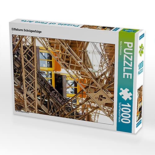 CALVENDO Puzzle Eiffelturm Schrägaufzüge 1000 Teile Puzzle hoch | 1000 Teile Lege-Größe 48 x 64 cm Foto-Puzzle für glückliche Stunden CALVENDO Puzzle Eiffelturm Schrägaufzüge 1000 Teile Puzzle hoch | 1000 Teile Lege-Größe 48 x 64 cm Foto-Puzzle für glückliche Stunden von CALVENDO