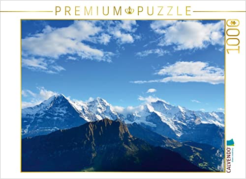CALVENDO Puzzle Eiger, Mönch und Jungfrau Panorama 1000 Teile Lege-Größe 64 x 48 cm Foto-Puzzle Bild von Bettina Schnittert von CALVENDO