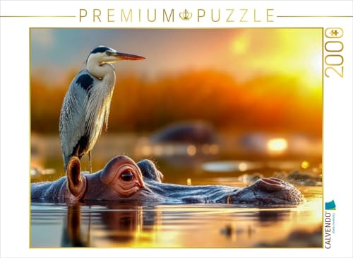 CALVENDO Puzzle Eine Symbiose zum Tagesende - Welch EIN Naturschauspiel | 2000 Teile Lege-Größe 90 x 67 cm Foto-Puzzle für glückliche Stunden von CALVENDO