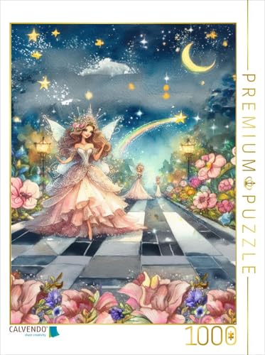 CALVENDO Puzzle Eine kleine Fee Steht unter Einer Sternschnuppe | 1000 Teile Lege-Größe 64 x 48 cm Foto-Puzzle für glückliche Stunden CALVENDO Puzzle Eine kleine Fee Steht unter Einer Sternschnuppe | 1000 Teile Lege-Größe 64 x 48 cm Foto-Puzzle für glückliche Stunden von CALVENDO