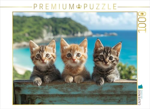 CALVENDO Puzzle Eine kleine süße Kätzchenbande | 1000 Teile Lege-Größe 64 x 48 cm Foto-Puzzle für glückliche Stunden CALVENDO Puzzle Eine kleine süße Kätzchenbande | 1000 Teile Lege-Größe 64 x 48 cm Foto-Puzzle für glückliche Stunden von CALVENDO