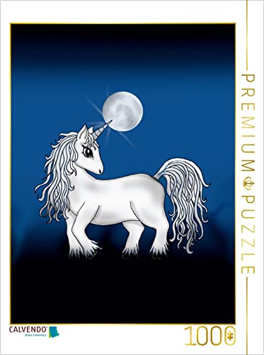 CALVENDO Puzzle Einhorn 1000 Teile Puzzle hoch | Lege-Größe cm Foto-Puzzle für glückliche Stunden von CALVENDO