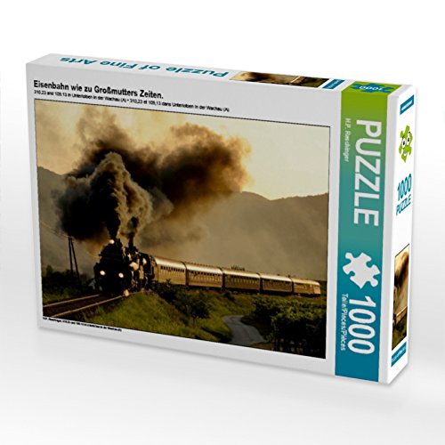 CALVENDO Puzzle Eisenbahn wie zu Großmutters Zeiten. 1000 Teile Lege-Größe 64 x 48 cm Foto-Puzzle Bild von HP von CALVENDO
