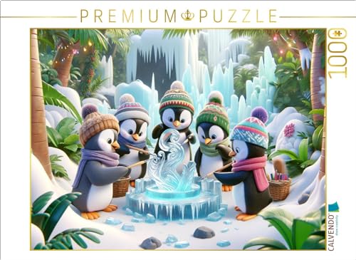 CALVENDO Puzzle Eiskunst im Dschungel: Pinguine als Eisskulpteure | 1000 Teile Lege-Größe 64 x 48 cm Foto-Puzzle für glückliche Stunden CALVENDO Puzzle Eiskunst im Dschungel: Pinguine als Eisskulpteure | 1000 Teile Lege-Größe 64 x 48 cm Foto-Puzzle für glückliche Stunden von CALVENDO