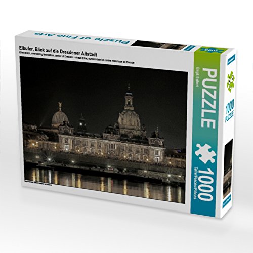 CALVENDO Puzzle Elbufer, Blick auf die Dresdener Altstadt 1000 Teile Puzzle quer | 1000 Teile Lege-Größe 64 x 48 cm Foto-Puzzle für glückliche Stunden CALVENDO Puzzle Elbufer, Blick auf die Dresdener Altstadt 1000 Teile Puzzle quer | 1000 Teile Lege-Größe 64 x 48 cm Foto-Puzzle für glückliche Stunden von CALVENDO