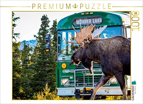 CALVENDO Puzzle Elchbulle im Denali National Park 1000 Teile Puzzle quer | 1000 Teile Lege-Größe 64 x 48 cm Foto-Puzzle für glückliche Stunden CALVENDO Puzzle Elchbulle im Denali National Park 1000 Teile Puzzle quer | 1000 Teile Lege-Größe 64 x 48 cm Foto-Puzzle für glückliche Stunden von CALVENDO