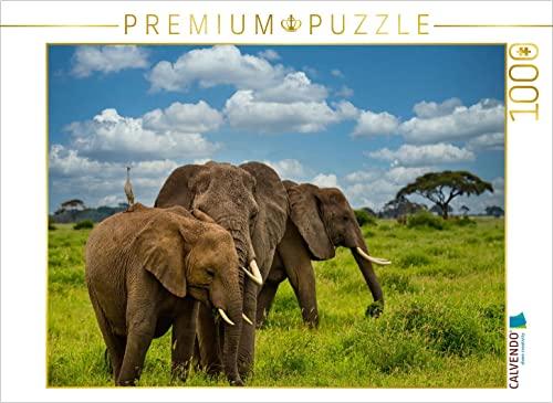 CALVENDO Puzzle Elefanten 1000 Teile Lege-Größe 64 x 48 cm Foto-Puzzle Bild von Heinz-Peter Schwerin CALVENDO Puzzle Elefanten 1000 Teile Lege-Größe 64 x 48 cm Foto-Puzzle Bild von Heinz-Peter Schwerin von CALVENDO