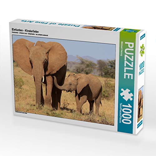 CALVENDO Puzzle Elefanten - Kinderliebe 1000 Teile Puzzle quer | 1000 Teile Lege-Größe 64 x 48 cm Foto-Puzzle für glückliche Stunden CALVENDO Puzzle Elefanten - Kinderliebe 1000 Teile Puzzle quer | 1000 Teile Lege-Größe 64 x 48 cm Foto-Puzzle für glückliche Stunden von CALVENDO