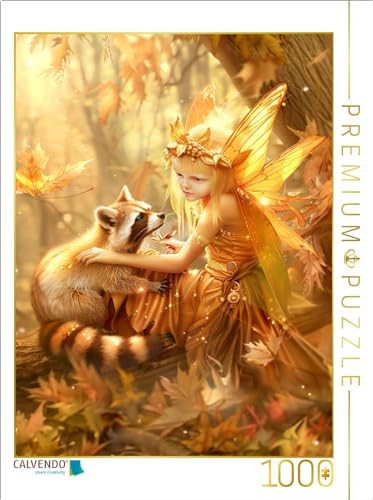 CALVENDO Puzzle Elfe mit Waschbär | 1000 Teile Lege-Größe 64 x 48 cm Foto-Puzzle für glückliche Stunden CALVENDO Puzzle Elfe mit Waschbär | 1000 Teile Lege-Größe 64 x 48 cm Foto-Puzzle für glückliche Stunden von CALVENDO