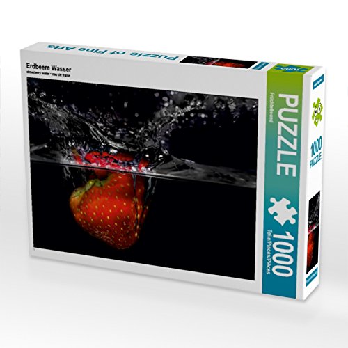 CALVENDO Puzzle Erdbeere Wasser 1000 Teile Puzzle quer | 1000 Teile Lege-Größe 64 x 48 cm Foto-Puzzle für glückliche Stunden CALVENDO Puzzle Erdbeere Wasser 1000 Teile Puzzle quer | 1000 Teile Lege-Größe 64 x 48 cm Foto-Puzzle für glückliche Stunden von CALVENDO