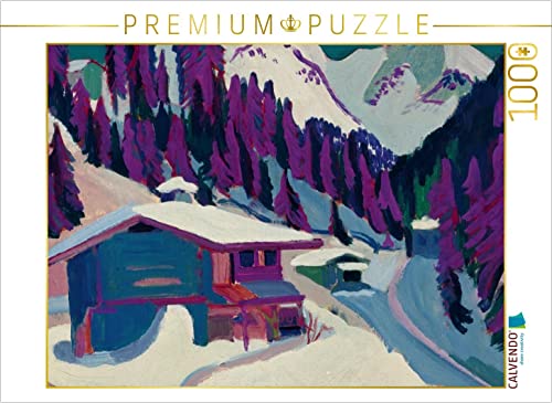 CALVENDO Puzzle Ernst Ludwig Kirchner. Wildboden im Schnee, 1924/26 1000 Teile Puzzle quer | 1000 Teile Lege-Größe 64 x 48 cm Foto-Puzzle für glückliche Stunden von CALVENDO