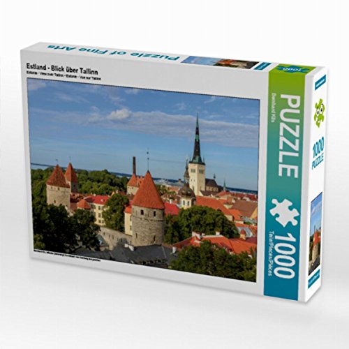 CALVENDO Puzzle Estland - Blick über Tallinn 1000 Teile Lege-Größe 64 x 48 cm Foto-Puzzle Bild von Bernhard Kils von CALVENDO