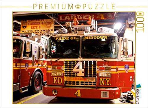 CALVENDO Puzzle F.D.N.Y. Feuerwehr New York 1000 Teile Lege-Größe 64 x 48 cm Foto-Puzzle Bild von Wilfried Oelschläger von CALVENDO
