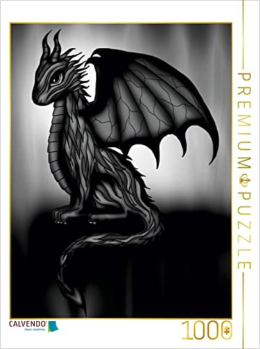 CALVENDO Puzzle Fantasy Drache 1000 Teile Puzzle hoch | Lege-Größe cm Foto-Puzzle für glückliche Stunden von CALVENDO