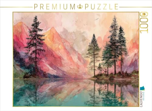 CALVENDO Puzzle Farbspiel der Berge | 1000 Teile Lege-Größe 64 x 48 cm Foto-Puzzle für glückliche Stunden von CALVENDO