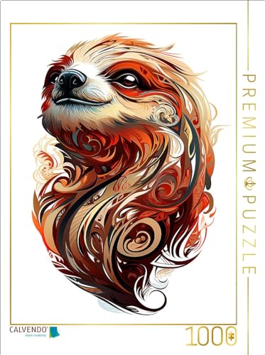 CALVENDO Puzzle Faultier im Tattoo Design | 1000 Teile Lege-Größe 64 x 48 cm Foto-Puzzle für glückliche Stunden CALVENDO Puzzle Faultier im Tattoo Design | 1000 Teile Lege-Größe 64 x 48 cm Foto-Puzzle für glückliche Stunden von CALVENDO