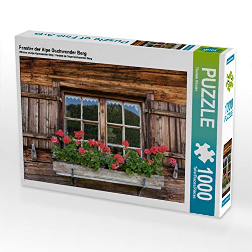 CALVENDO Puzzle Fenster der Alpe Gschwender Berg 1000 Teile Puzzle quer | 1000 Teile Lege-Größe 64 x 48 cm Foto-Puzzle für glückliche Stunden CALVENDO Puzzle Fenster der Alpe Gschwender Berg 1000 Teile Puzzle quer | 1000 Teile Lege-Größe 64 x 48 cm Foto-Puzzle für glückliche Stunden von CALVENDO