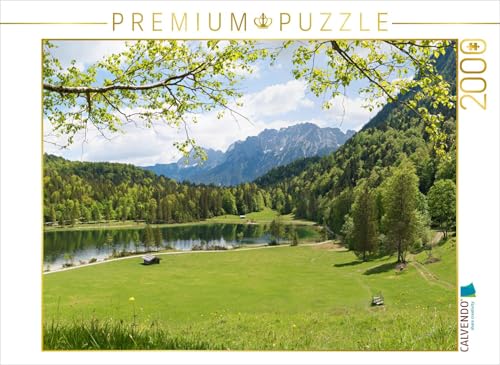 CALVENDO Puzzle Ferchensee und Karwendel, Mittenwald 2000 Teile Lege-Größe 90 x 67 cm Foto-Puzzle Bild von SusaZoom von CALVENDO
