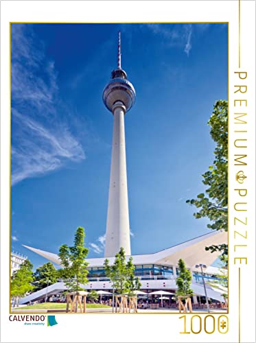 CALVENDO Puzzle Fernsehturm Berlin 1000 Teile Puzzle hoch | 1000 Teile Lege-Größe 48 x 64 cm Foto-Puzzle für glückliche Stunden von CALVENDO
