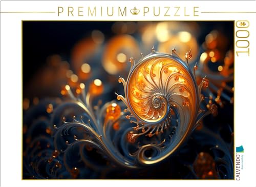 CALVENDO Puzzle Fibonacci kombiniert mit Schneckenform - Fraktale in 3D | 1000 Teile Lege-Größe 64 x 48 cm Foto-Puzzle für glückliche Stunden CALVENDO Puzzle Fibonacci kombiniert mit Schneckenform - Fraktale in 3D | 1000 Teile Lege-Größe 64 x 48 cm Foto-Puzzle für glückliche Stunden von CALVENDO