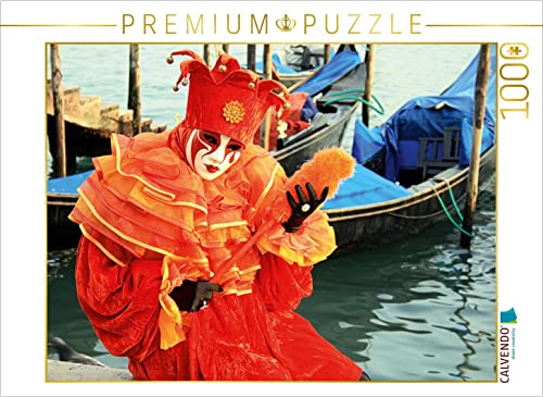 CALVENDO Puzzle Figur vor den Gondeln 1000 Teile Puzzle quer | 1000 Teile Lege-Größe 64 x 48 cm Foto-Puzzle für glückliche Stunden CALVENDO Puzzle Figur vor den Gondeln 1000 Teile Puzzle quer | 1000 Teile Lege-Größe 64 x 48 cm Foto-Puzzle für glückliche Stunden von CALVENDO