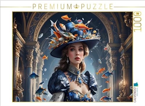 CALVENDO Puzzle Fische 20. Februar - 20. März | 1000 Teile Lege-Größe 64 x 48 cm Foto-Puzzle für glückliche Stunden von CALVENDO