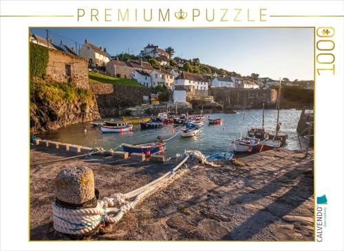 CALVENDO Puzzle Fischerdorf Coverack in Cornwall, Südengland | Lege-Größe cm Foto-Puzzle für glückliche Stunden von CALVENDO