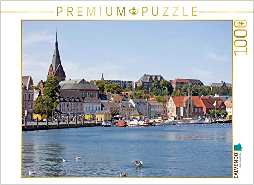 CALVENDO Puzzle Flensburg und die Schlei 1000 Teile Lege-Größe 64 x 48 cm Foto-Puzzle Bild von Peter Schickert von CALVENDO