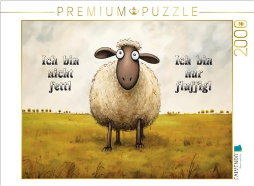 CALVENDO Puzzle Fluffiges Schaf | 2000 Teile Lege-Größe 90 x 67 cm Foto-Puzzle für glückliche Stunden CALVENDO Puzzle Fluffiges Schaf | 2000 Teile Lege-Größe 90 x 67 cm Foto-Puzzle für glückliche Stunden von CALVENDO