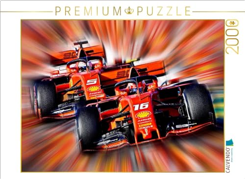 CALVENDO Puzzle Forza Ferrari - die Roten sind Italiens große Leidenschaft | 2000 Teile Lege-Größe 90 x 67 cm Foto-Puzzle für glückliche Stunden von CALVENDO