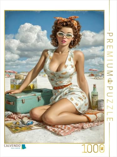 CALVENDO Puzzle Frau muss Sich auch mal was gönnen | 1000 Teile Lege-Größe 48 x 64 cm Foto-Puzzle für glückliche Stunden von CALVENDO