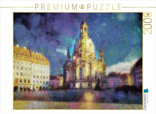 CALVENDO Puzzle Frauenkirche in Dresden, Deutschland | 2000 Teile Lege-Größe 90 x 67 cm Foto-Puzzle für glückliche Stunden von CALVENDO