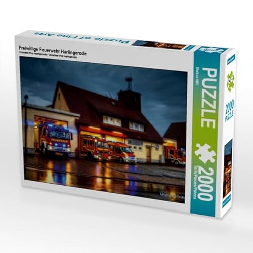 CALVENDO Puzzle Freiwillige Feuerwehr Harlingerode 2000 Teile Puzzle quer | 2000 Teile Lege-Größe 90 x 67 cm Foto-Puzzle für glückliche Stunden von CALVENDO