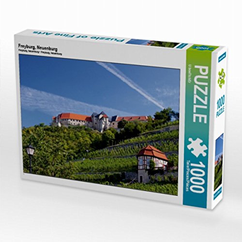 CALVENDO Puzzle Freyburg, Neuenburg 1000 Teile Puzzle quer | Lege-Größe cm Foto-Puzzle für glückliche Stunden von CALVENDO