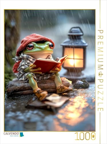 CALVENDO Puzzle Frösche | 1000 Teile Lege-Größe 48 x 64 cm Foto-Puzzle für glückliche Stunden von CALVENDO