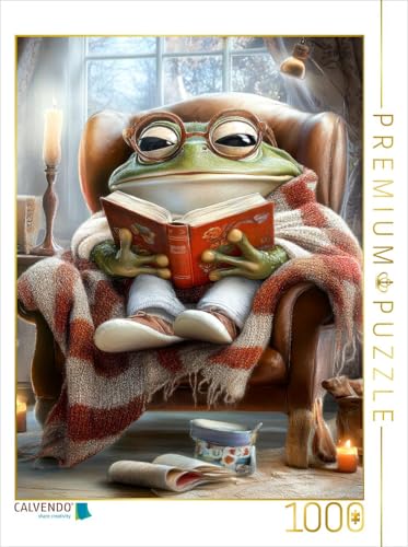 CALVENDO Puzzle Frösche | 1000 Teile Lege-Größe 48 x 64 cm Foto-Puzzle für glückliche Stunden von CALVENDO