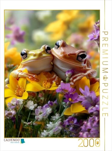 CALVENDO Puzzle Frösche | 2000 Teile Lege-Größe 67 x 90 cm Foto-Puzzle für glückliche Stunden von CALVENDO