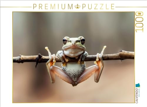 CALVENDO Puzzle Frosch Denkt groß, auch wenn er klein ist | 1000 Teile Lege-Größe 64 x 48 cm Foto-Puzzle für glückliche Stunden CALVENDO Puzzle Frosch Denkt groß, auch wenn er klein ist | 1000 Teile Lege-Größe 64 x 48 cm Foto-Puzzle für glückliche Stunden von CALVENDO