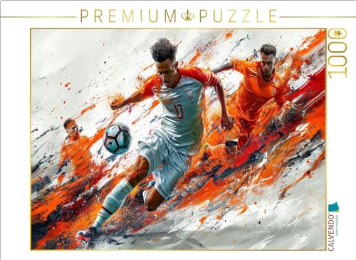 CALVENDO Puzzle Fußball, Spiel nach vorn | 1000 Teile Lege-Größe 64 x 48 cm Foto-Puzzle für glückliche Stunden von CALVENDO