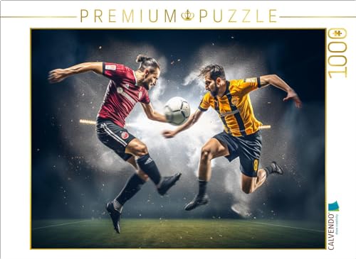 CALVENDO Puzzle Fussball | 1000 Teile Lege-Größe 64 x 48 cm Foto-Puzzle für glückliche Stunden von CALVENDO