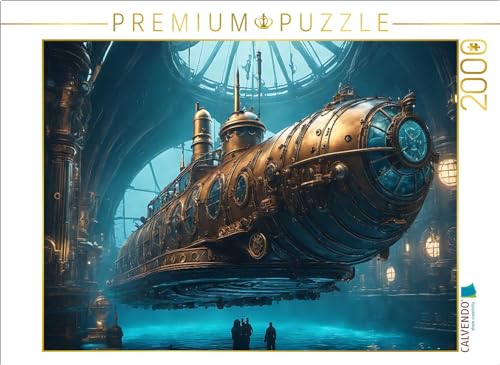 CALVENDO Puzzle Futuristisches U-Boot | Lege-Größe cm Foto-Puzzle für glückliche Stunden von CALVENDO