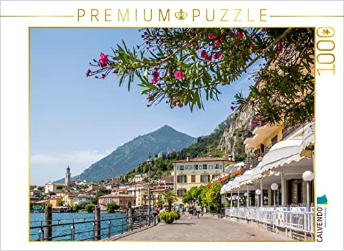 CALVENDO Puzzle GARDASEE Limone sul Garda Uferpromenade 1000 Teile Puzzle quer | 1000 Teile Lege-Größe 64 x 48 cm Foto-Puzzle für glückliche Stunden von CALVENDO